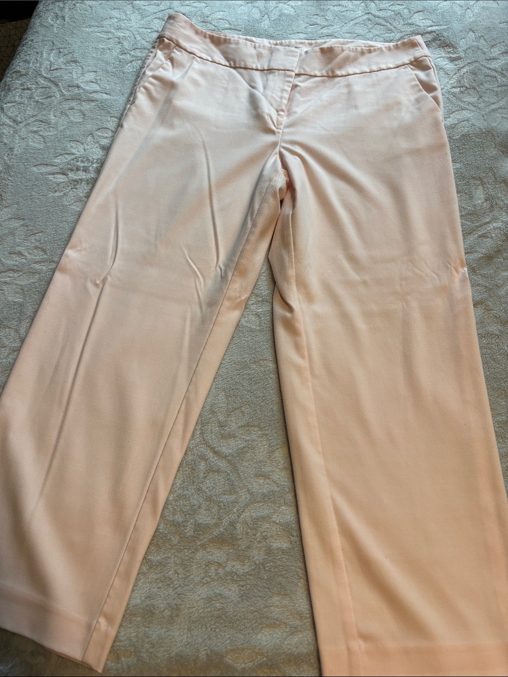 LOFT OUTLET Pale Pink Straight-Leg Women’s Dress Pants
